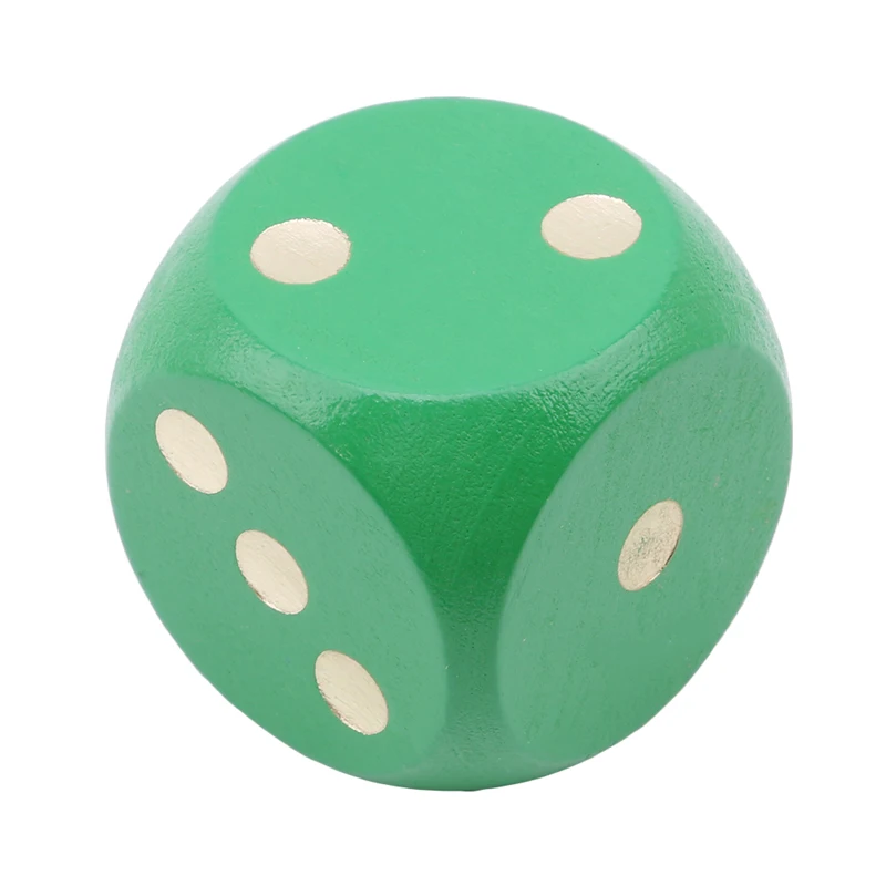 Лучшая Акция 6 шт./лот 30 мм многоцветная акриловая круглая угловая игральная