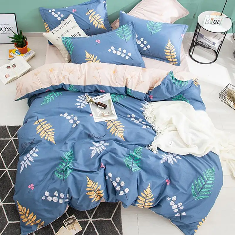 Роскошный комплект постельного белья из чистого хлопка 3/4 шт. постельное белье