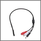 Аудио Пикап широкий диапазон Высокочувствительный мини-микрофон для камеры видеонаблюдения