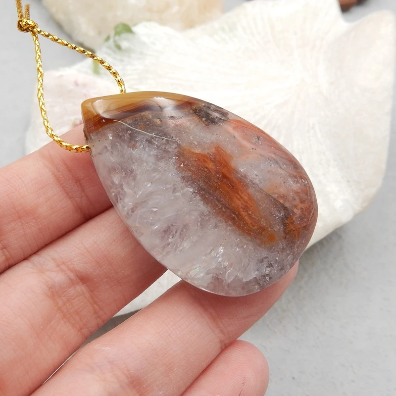 Подвеска из натурального красного агата модная подвеска бисера Подвески для