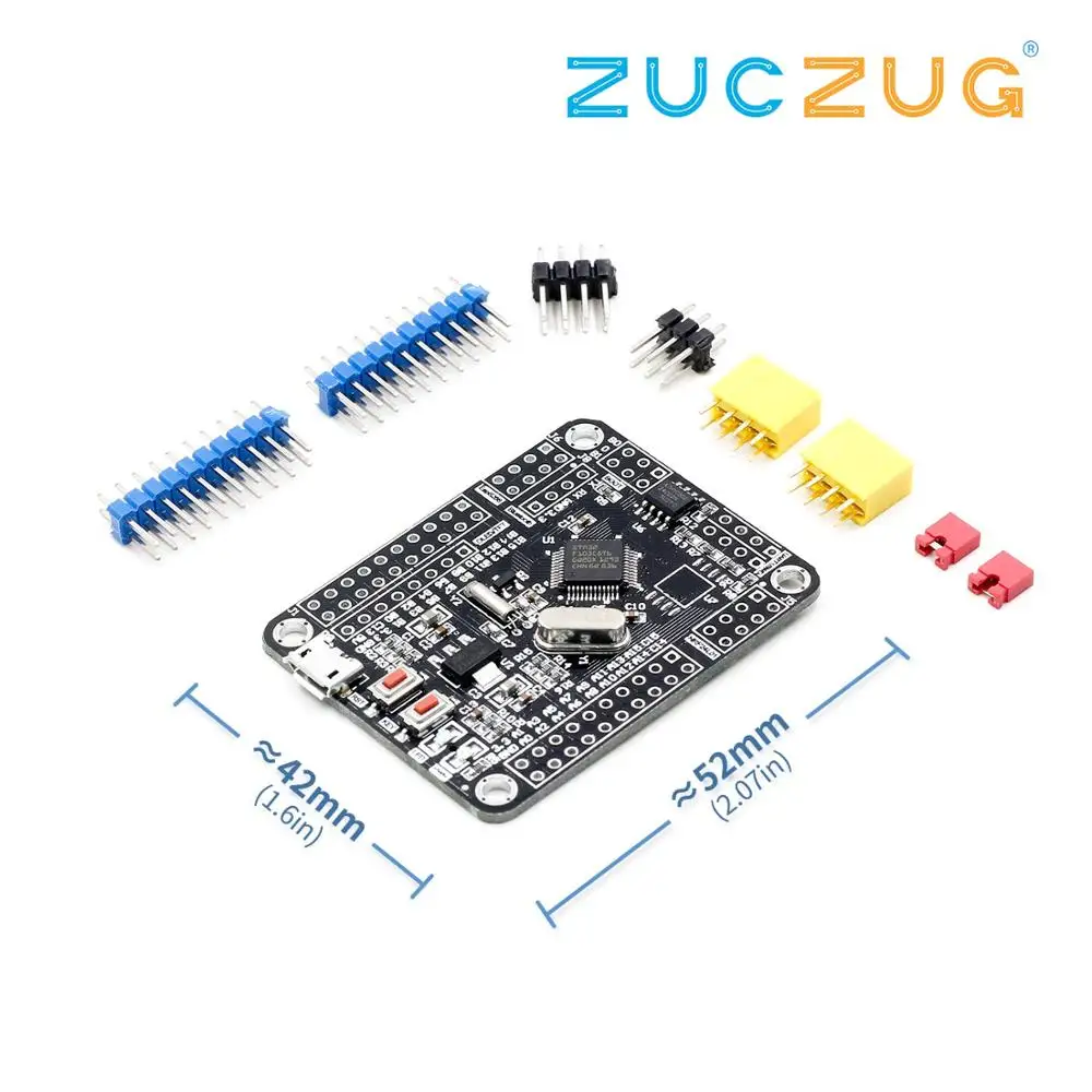 STM32F103C8T6 ARM Мини-система макетная плата STM32 макетная основная плата DC 5 в wifi ESP8266/NRF24L01/WS1053 W5500 интерфейс - Цвет: Хаки