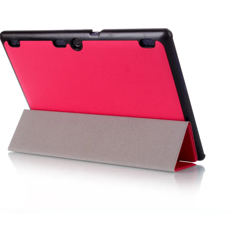 Однотонный Модный чехол из ПУ кожи с откидной крышкой и подставкой для Lenovo Tab 2