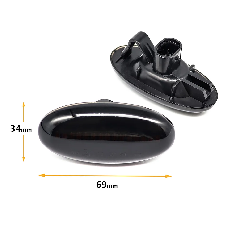 Пара Светодиодный Боковой габаритный указатель поворота светодиодные боковые