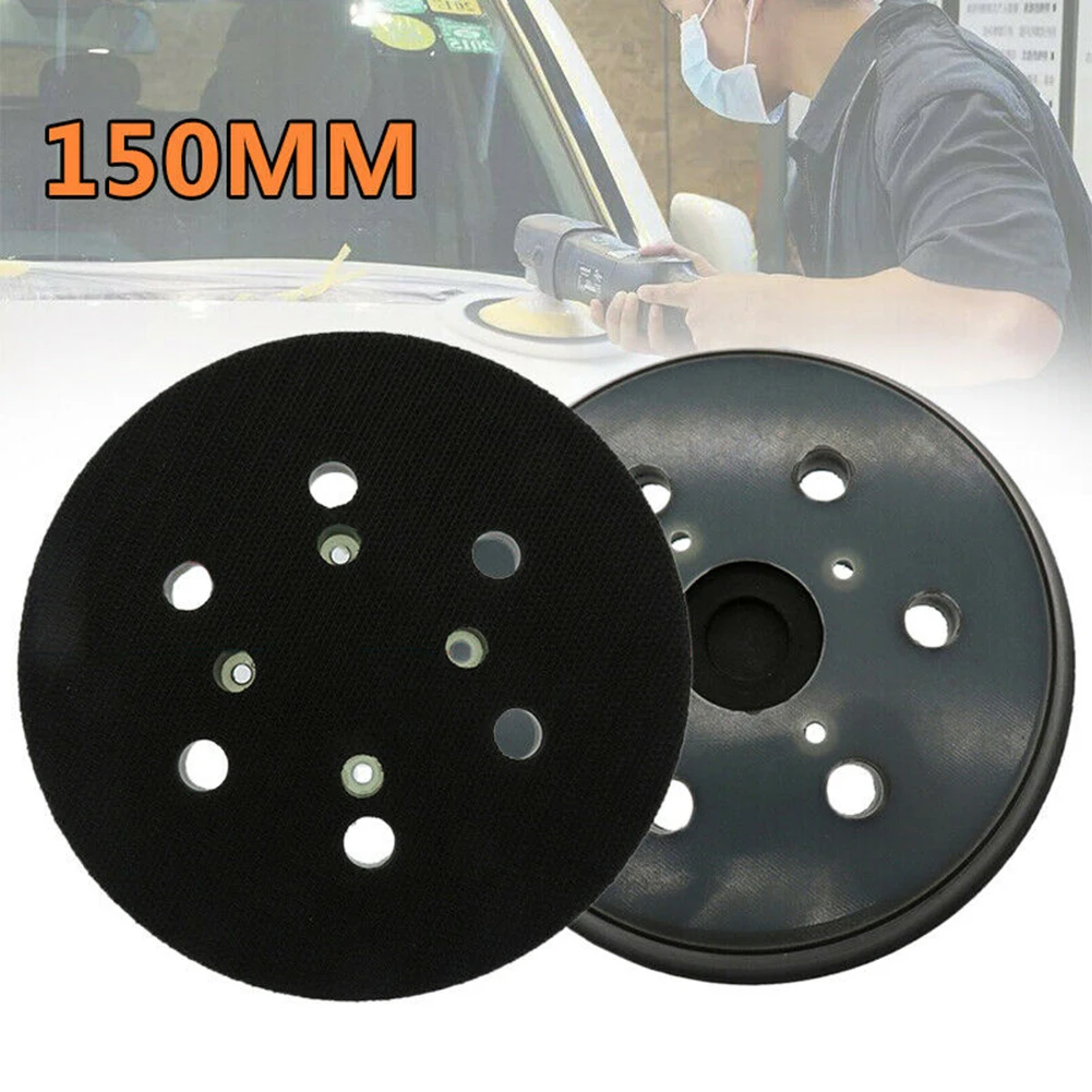 

6 Inch 6 Hole Replacement Sanding Pad Hook & Loop 150mm Sanding Disc Polishing Plate For Electric Grinder Sander