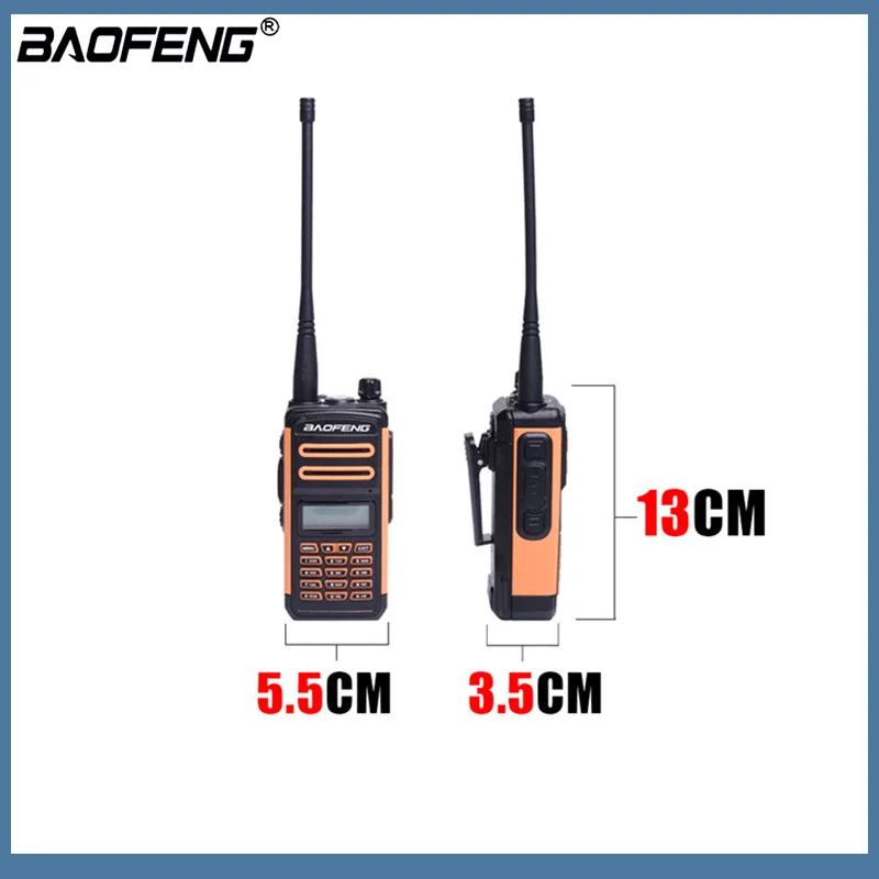 2021 Baofeng BF-S5Plus S5 Plus 10W 30km long range two way radio Waterproof Portable Walkie Talkie Vhf Handheld Ham CB Dual Band