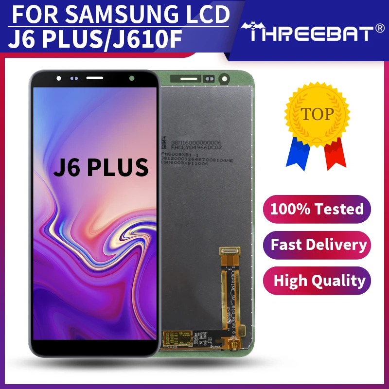 Новый 6 0 ''активно матричные осид для Samsung Galaxy J6 + J610 2018 J610F J610FN дисплей ЖК экран