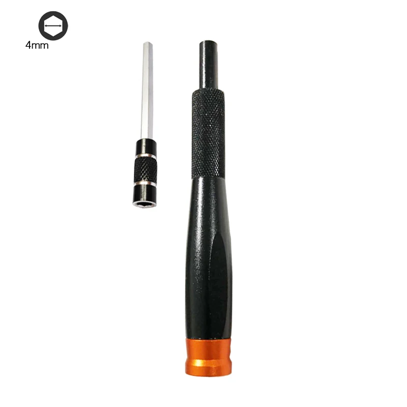 

Screwdriver Handle + Magnetic Metal Shaft Extension Bar Rod 4mm Hex Shank Socket Adapter for 1/8" driver Bits Holder Hand Tools
