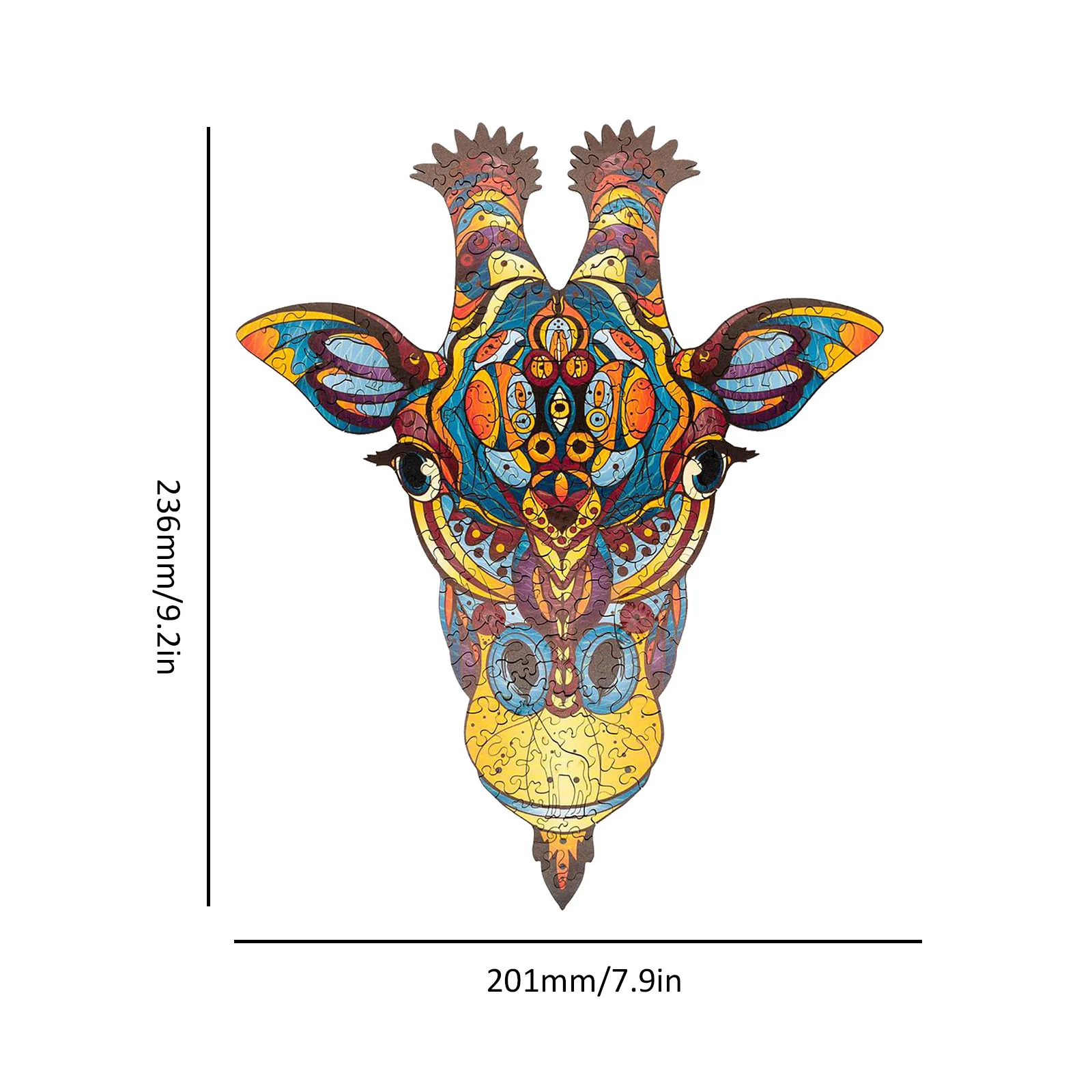 

3d Wooden Puzzle Children Adult Animal Shape Puzzle Board Set Personalized Educational Gifts Bedroom Decoration Stickers#LR2