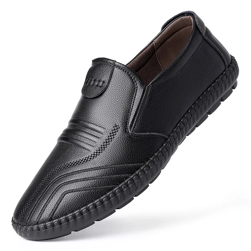 

2021 Summer comfortable Slip-On leather Loafers For Men Shoes Moccasins office Business Dress formal Male shoes