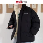 Куртка-пуховик LAPPSTER мужская в корейском стиле, хлопковая разноцветная уличная одежда в стиле харадзюку, винтажная японская одежда, зима 2022