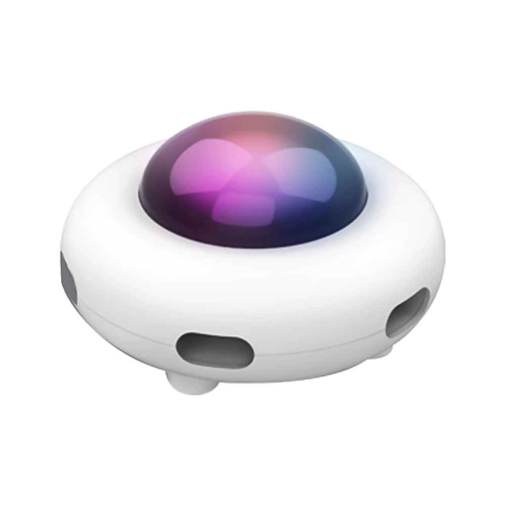 Intelligent UFO Turntable Automatic Swing Toys Puppy Cat Electric Steering Chasing Toy Pet USB Charging Interactive Feather | Дом и сад