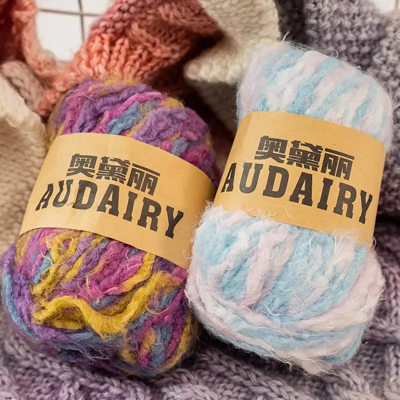 Импортный нейлоновый шарф-перчатка шерстяной 50 г/шар вязаная шерстяная шапка |