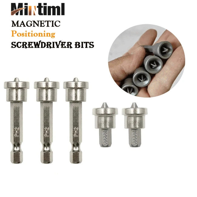 

Магнитная позиционирующая отвертка, устройство для установки бит, головка для деревообработки, головка винта, бит шестнадцатеричный хвост...