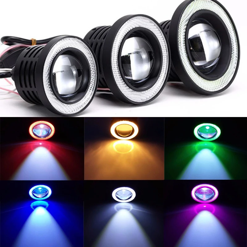 2 шт. универсальные автомобильные светодиодные лампы 5 дюйма 12 в|Декоративная