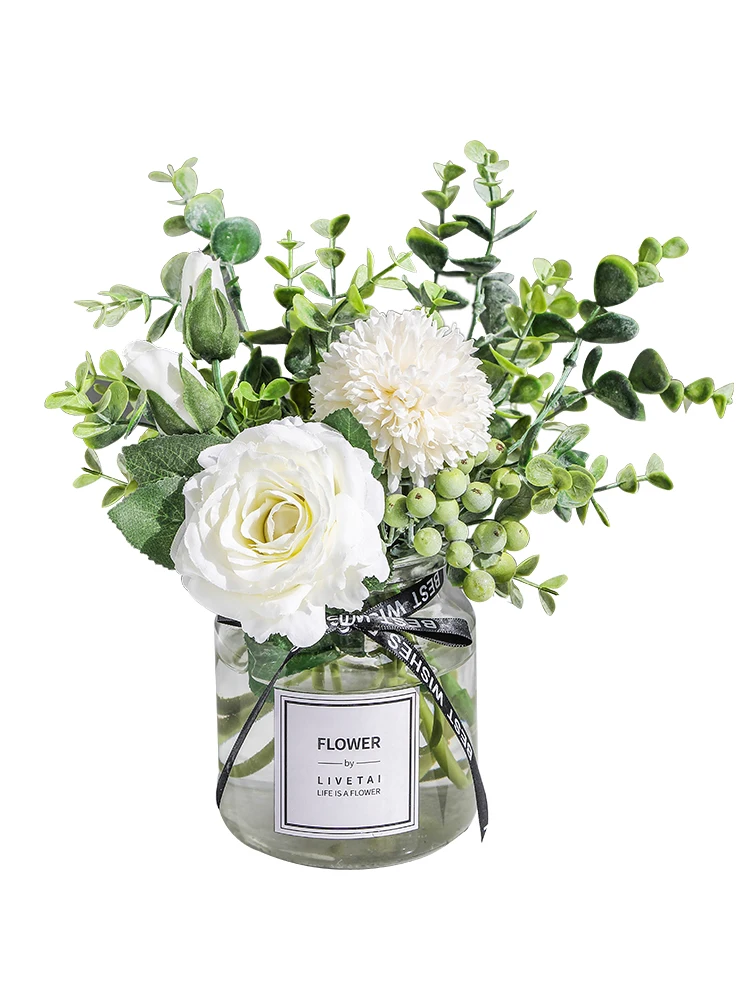 Ваза из прозрачного стекла в скандинавском стиле для гидропоники Современная