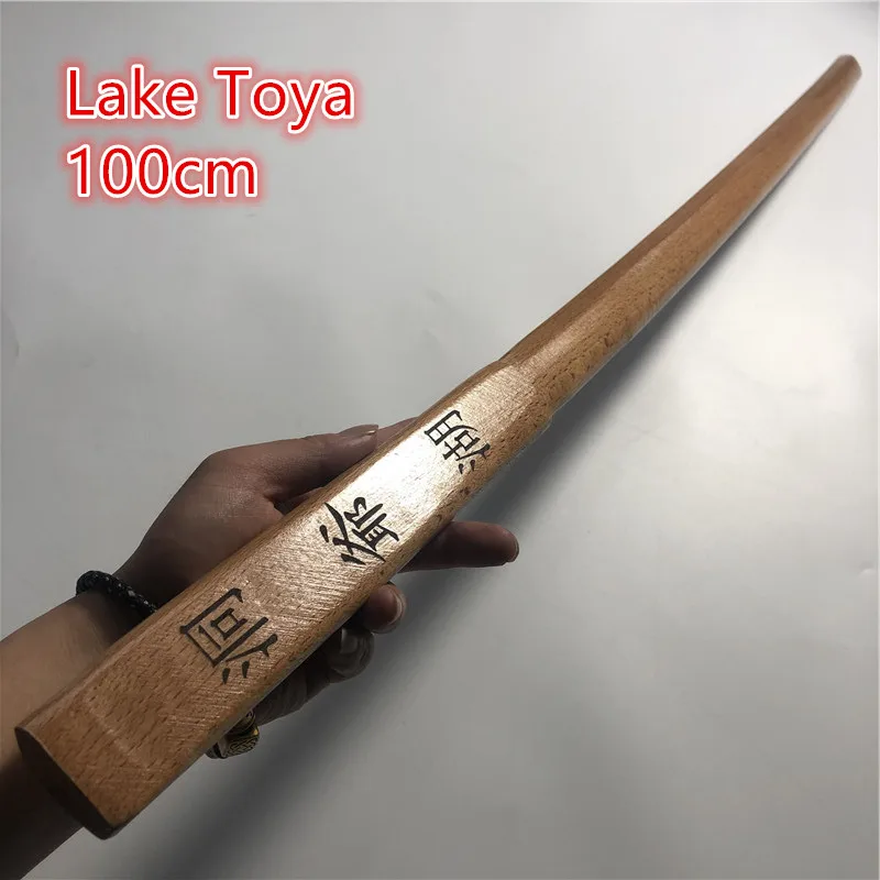 

1:1 cosplay Anime Gintama Gintoki Sakata "Toyako" Wood Cosplay Sword 100cm