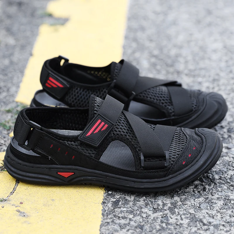 

Fashion Casual Men Sandals Summer Beach Shoes Men Sandles Male Sandalias Hombre Plus Size 43 Outdoor Footwear Zapatos De Hombre