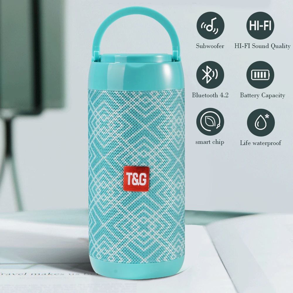 Bluetooth Колонка TG113C с поддержкой FM радио TF карты AUX кабеля|Портативные колонки| |