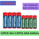 Аккумуляторная батарея, 1,5 в, AA, 9800 мА  ч + 1,5 в, AAA, 8800 мА  ч, в