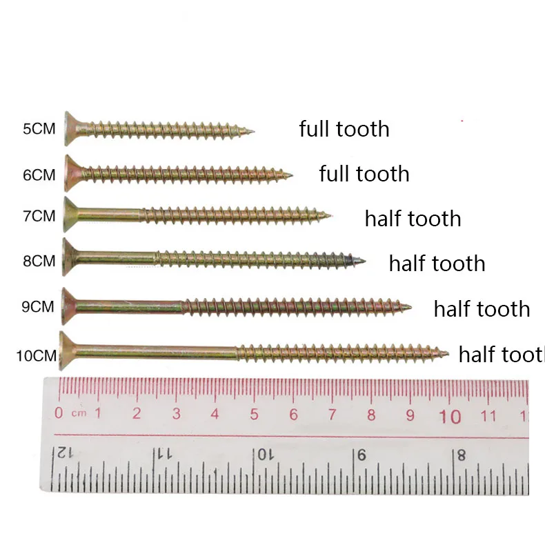 Cross Countersunk Head Self Tapping Wood Screws KA Philip's Flat Screw Hardened Tip Drywall Nail M5 | Обустройство дома