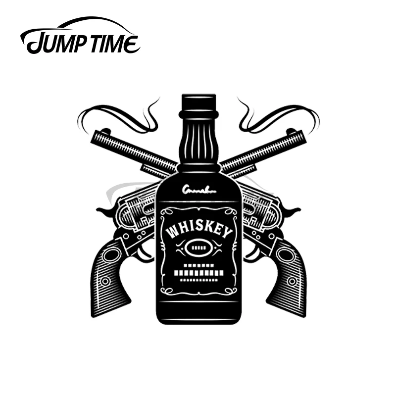 

JumpTime 13x6,3 см для виски и Пистолеты мотоцикла машина, бампер, окно Стикеры s граффити Стикеры наклейка на бампер окна