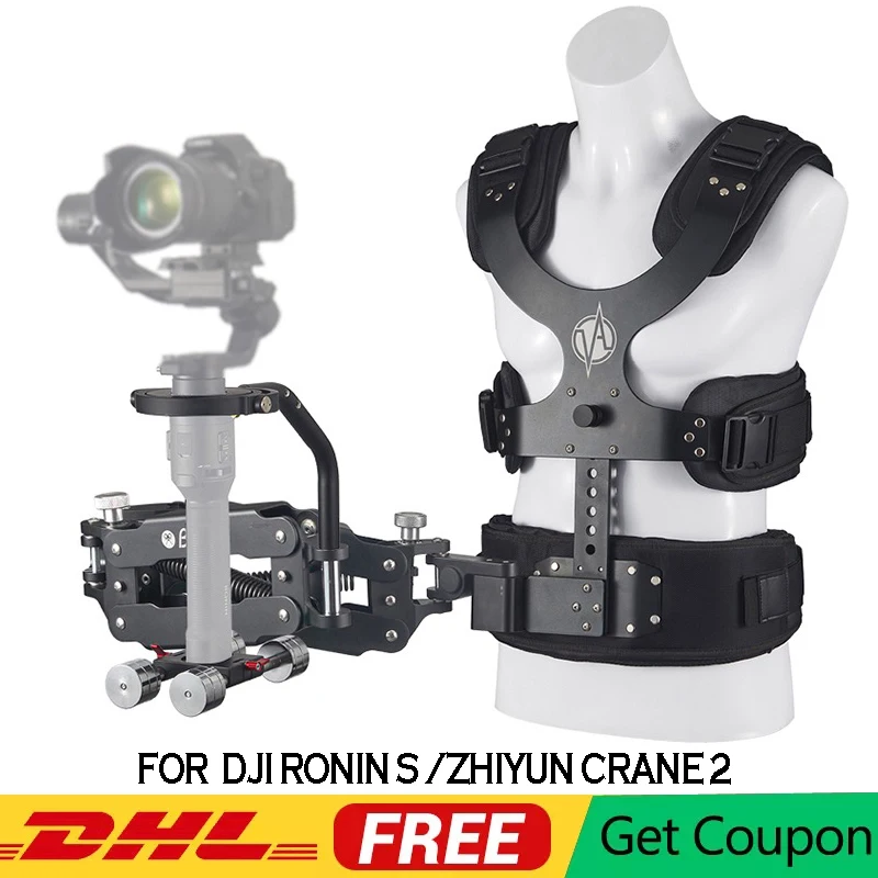 DJI Ronin S Gimbal Поддержка жилет с двойной Поддержка нагрузкой на стрелу 9 кг для Zhiyun Crane 2 DJI Ronin S карданный 3-осевой стабилизатор штатив «стедикам»