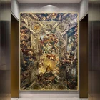 Картина маслом на холсте с изображением Древней Греции Леонардо церемонии да Винчи, известное изображение, настенное украшение для дома и гостиной