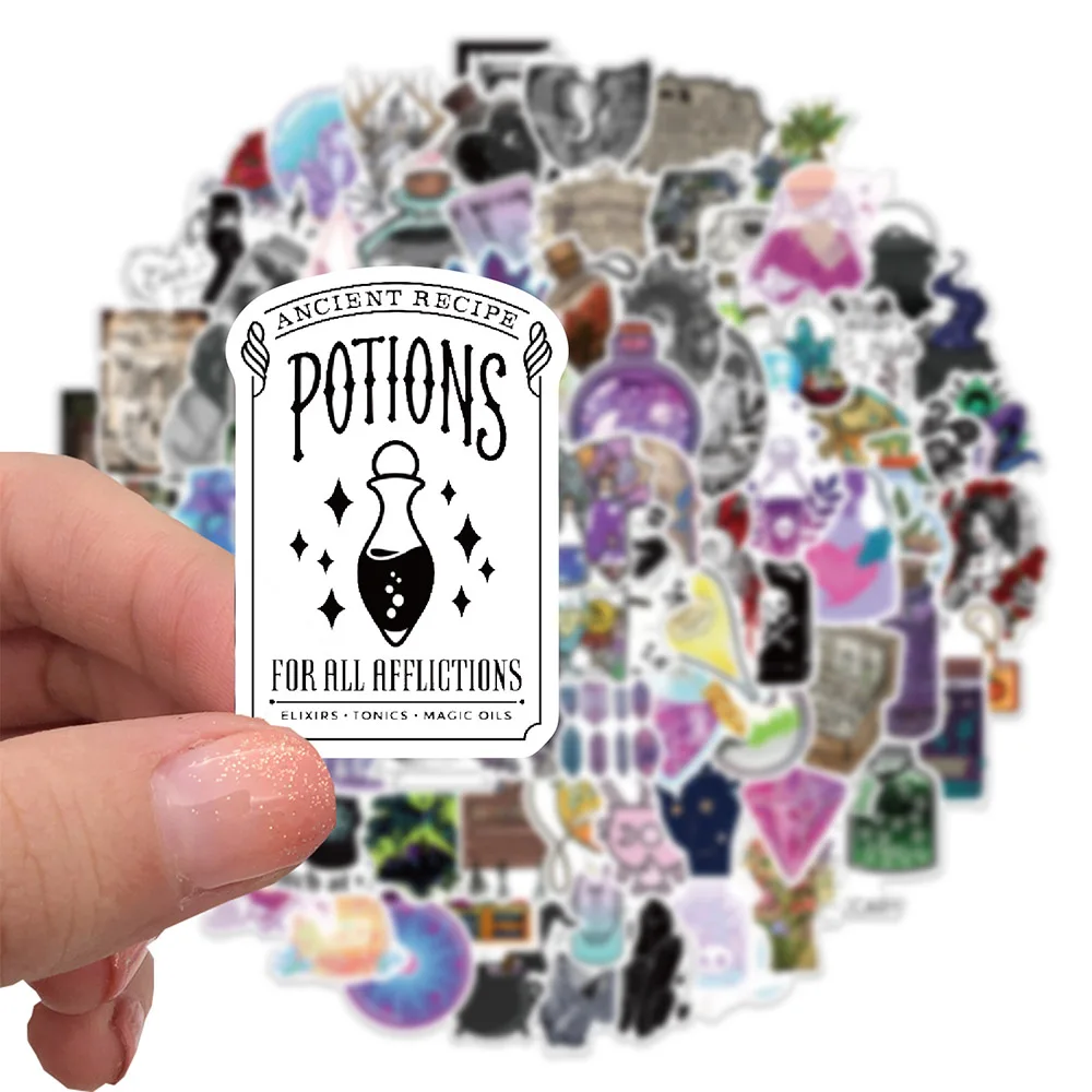 103050100pcs apothecary pharmacist cartoon graffiti stickers aesthetic art stickers laptop car phone kids toys decal sticker free global shipping