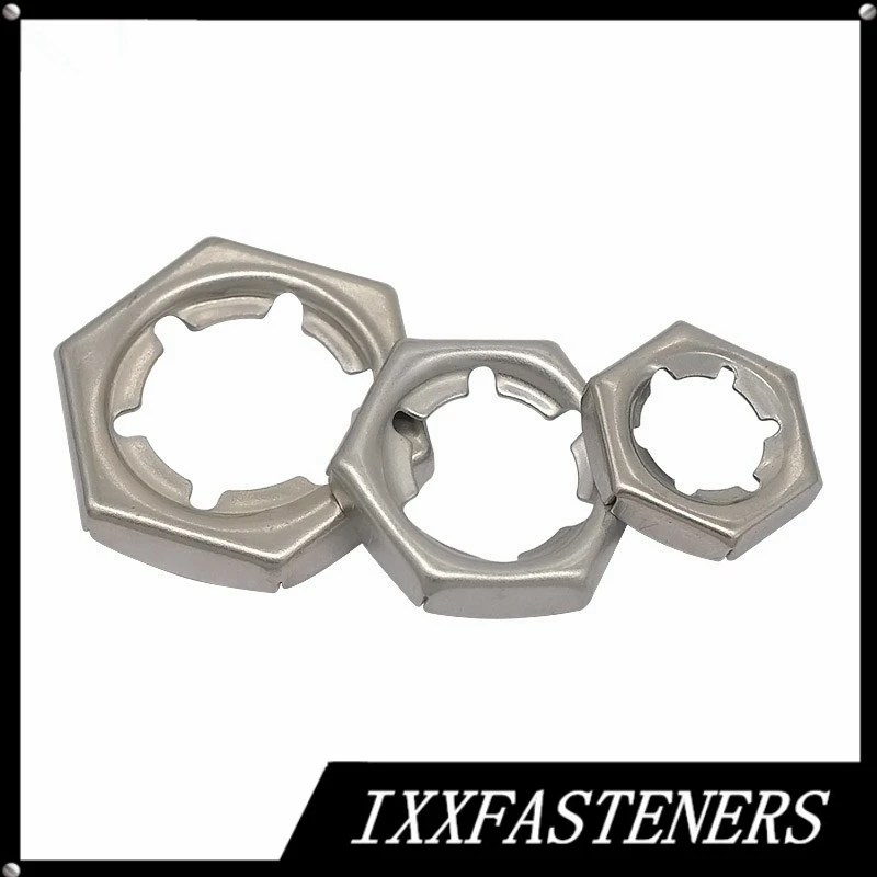 Самоблокирующиеся контргайки из нержавеющей стали 304 DIN7967