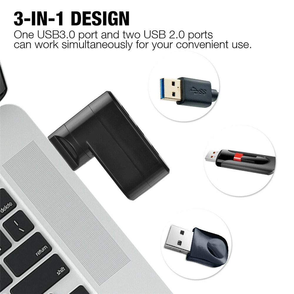 Usb-хаб 3 0 адаптер вращается на высокой скорости U Disk Reader сплиттер порта USB 2 для
