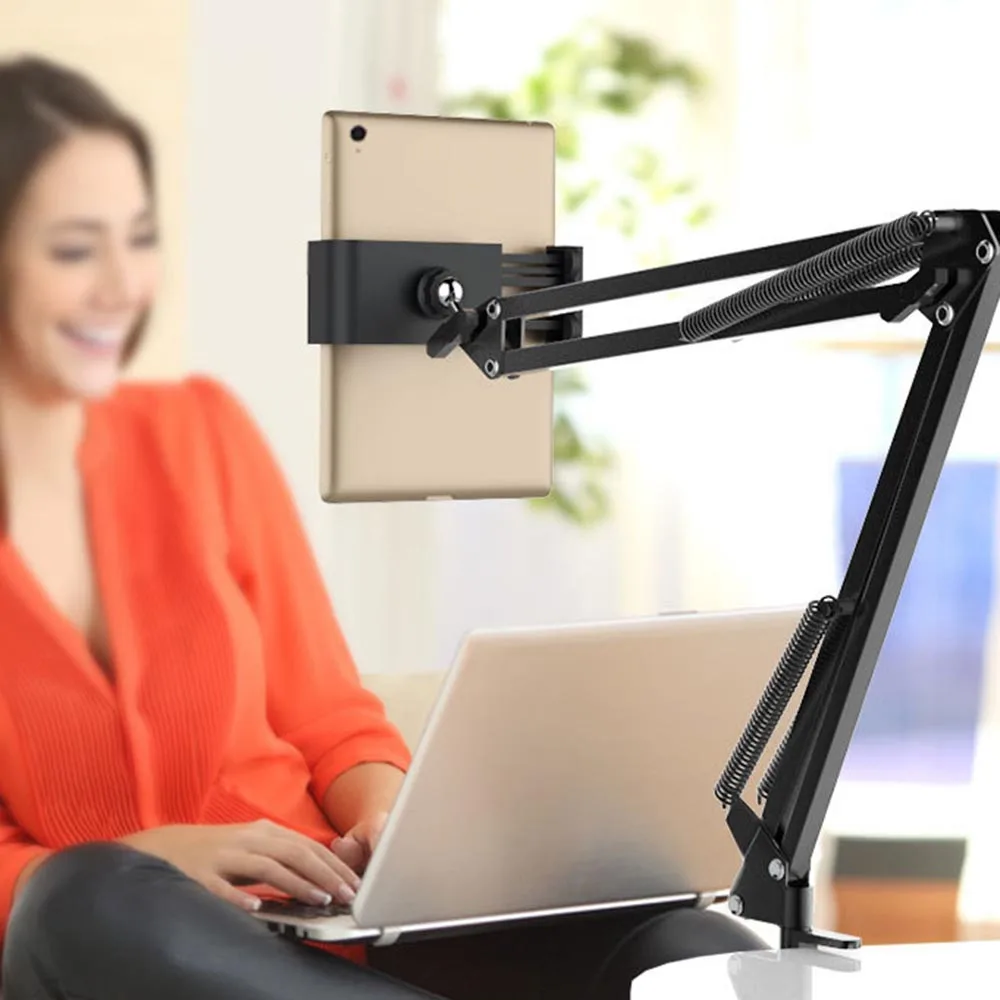 Подставка для планшетного ПК со съемной вращающейся на 360 градусов полка