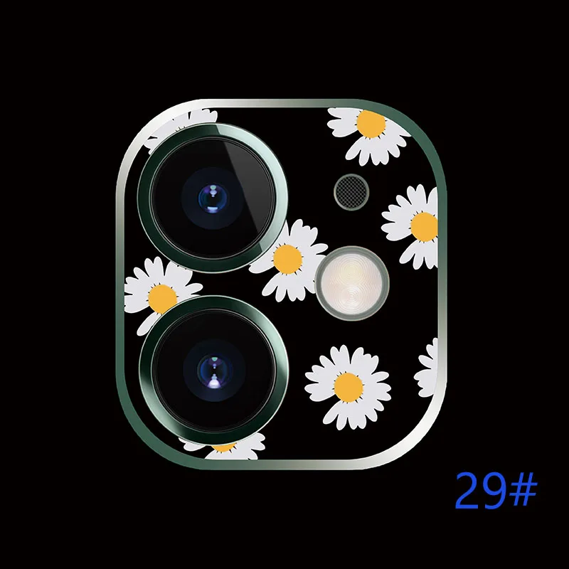 Чехол накладка для камеры iPhone 11 Pro Max закаленное с принтом|Защитные стёкла и
