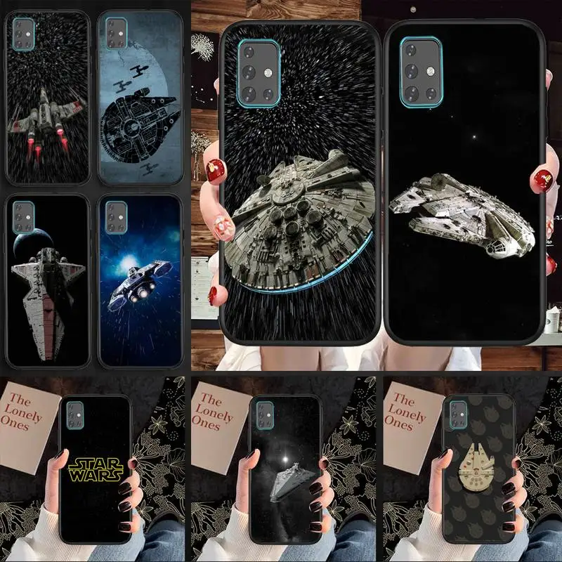 

Star Spaceship Wars Phone Case TPU For Samsung S6 S7 S8 S9 S10 Plus S20 S21 S30Ultrs Fundas Cover