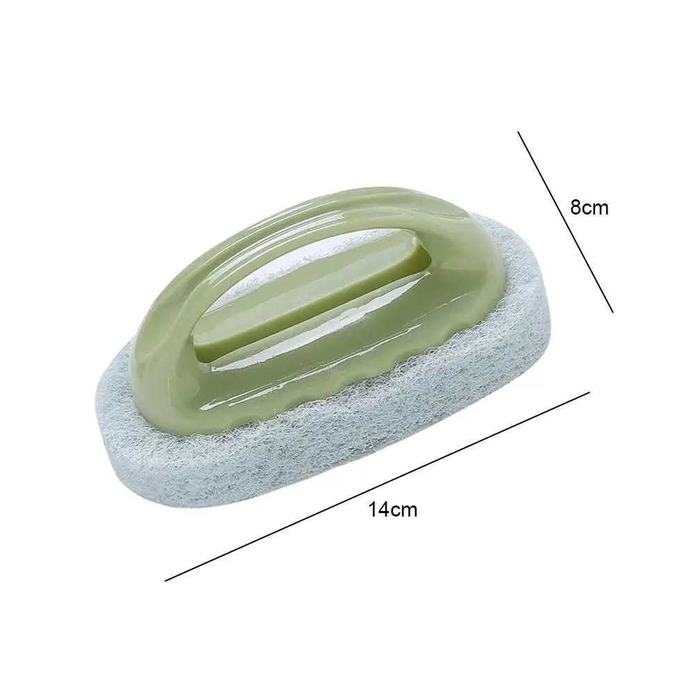 

Sponge Cleaning Brush Home Kitchen Sponge Brush Stove Sponge Bathtub With Wiping Brush Cleaning Floor Brush Handle O8C2