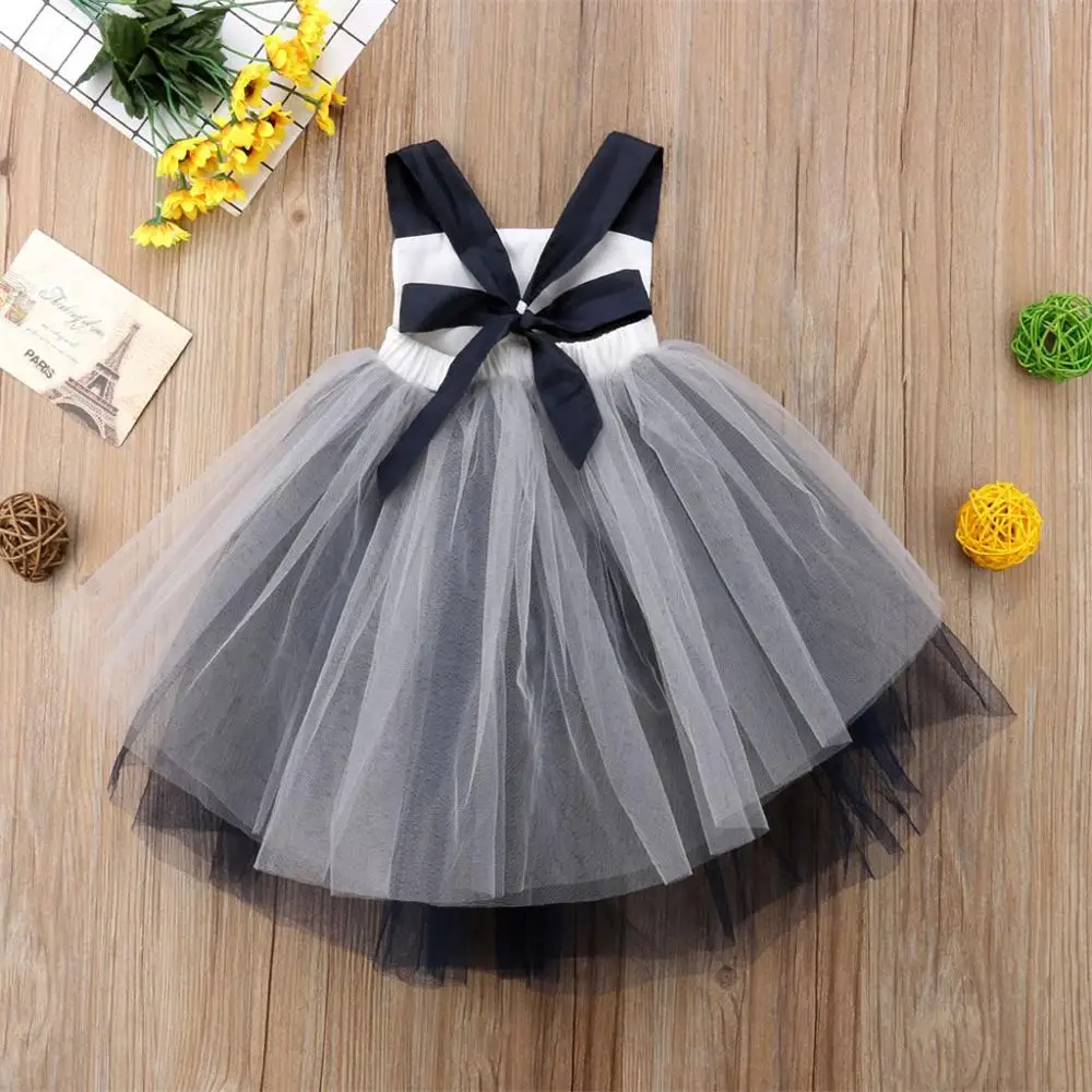 Платье для малышей на Хэллоуин Vestido платье в полоску без рукавов с рисунком