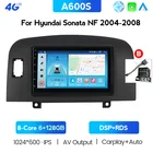 Восьмиядерный автомобильный DVD GPS-навигатор Android 10,0, автомобильный стерео-проигрыватель для HYUNDAI Sonata 2004, 2005, 2006, 2007, 2008, 2009, радио