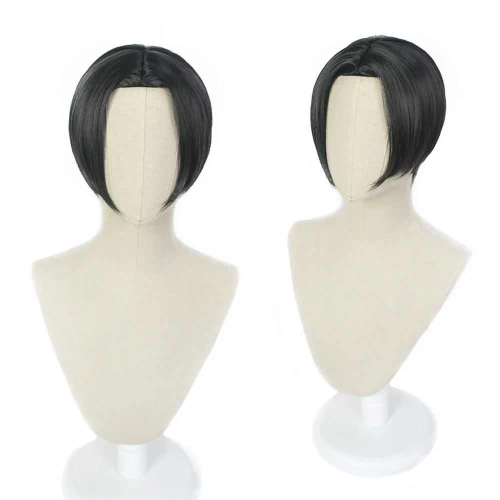 

New Anime Tokyo Revengers Sano Manjiro Cosplay Wig Mikey Black Short Hair Heat-Resistant High Temperature Fiber Wig + Wig Cap