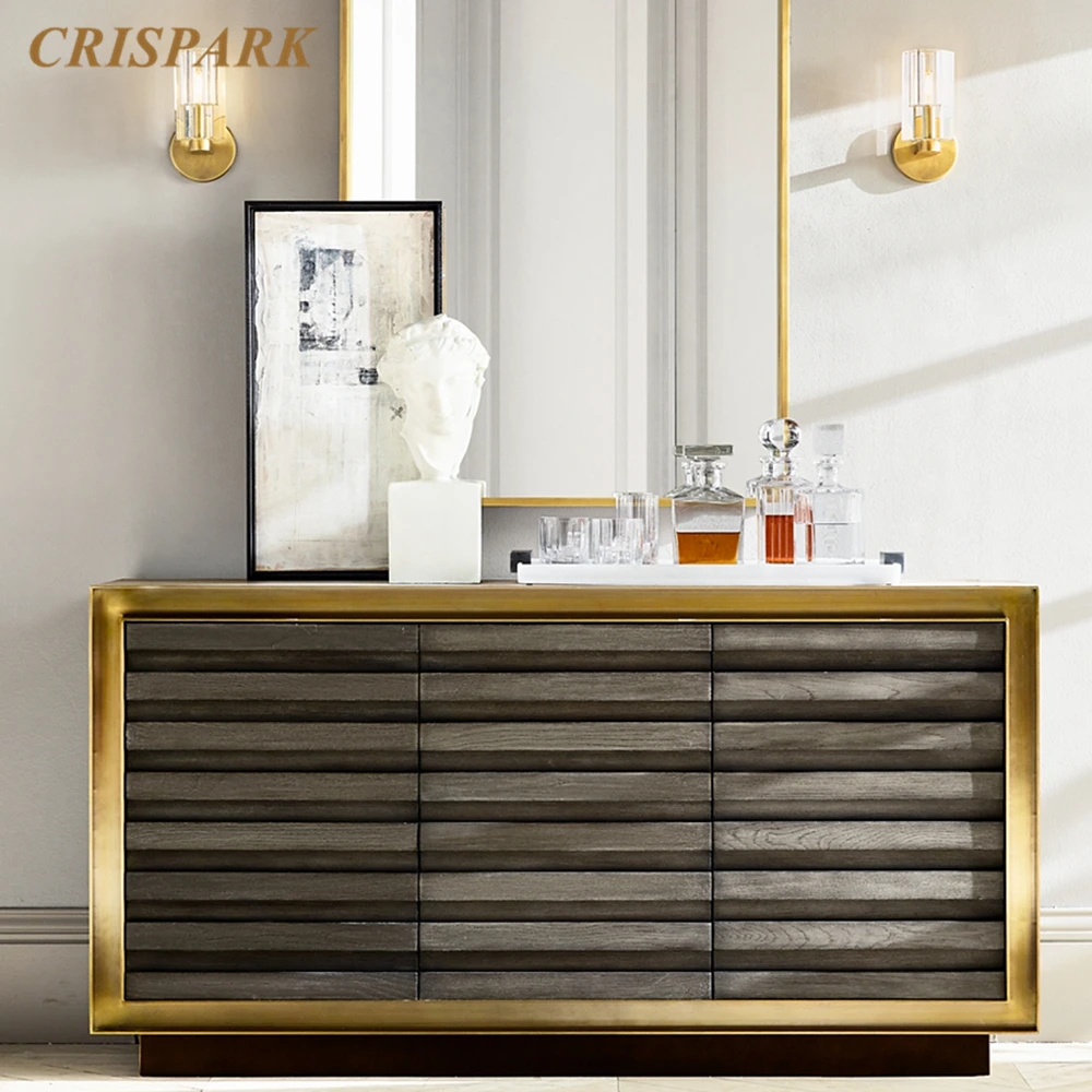 

Retro Crystal Wall Lamp Modern Minimalist Cristal Copper Wall Sconce Lamp Art Deco Indoor Light Fixture Foyer Bathroom Mirror