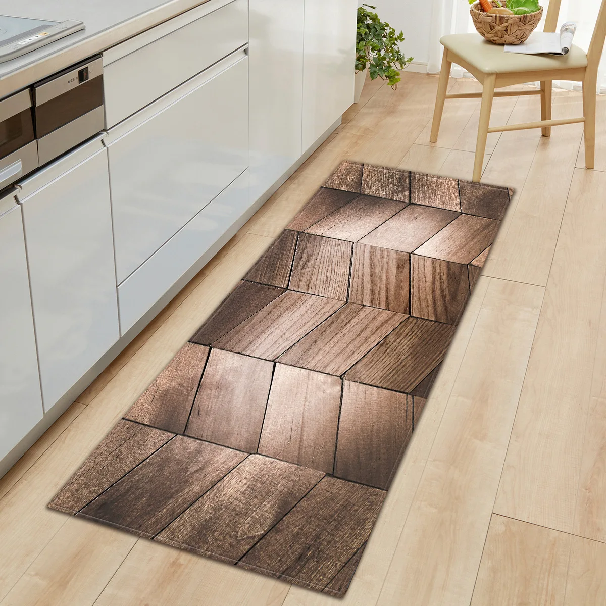 WUJIE 8 Styles Non-Slip Mat Geometric Pattern Striped Carpets Area Rug for Living Room Rectangle Kitchen Mats Floor | Дом и сад