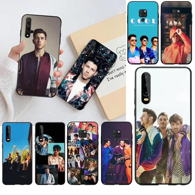 Черный чехол для сотового телефона PENGHUWAN Joe Kevin Nick Jonas Brothers Huawei P30 P20 lite Mate 20 Pro P Smart 2019