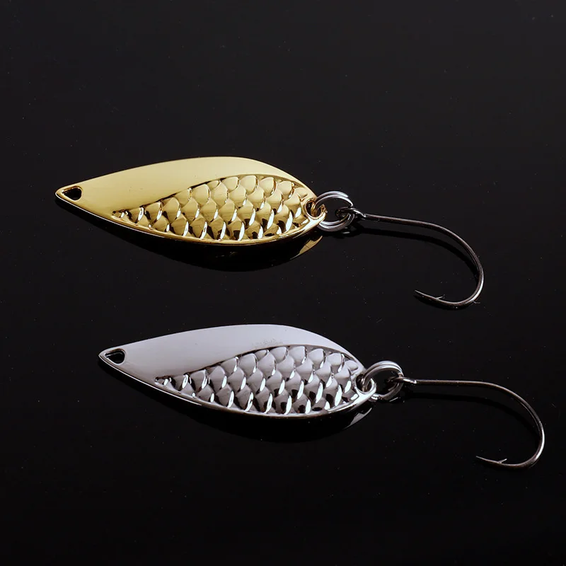 Рыболовная приманка DD Spinner ложка приманки Jigbait2.5/3 5/5g Золотая Серебряная блесна