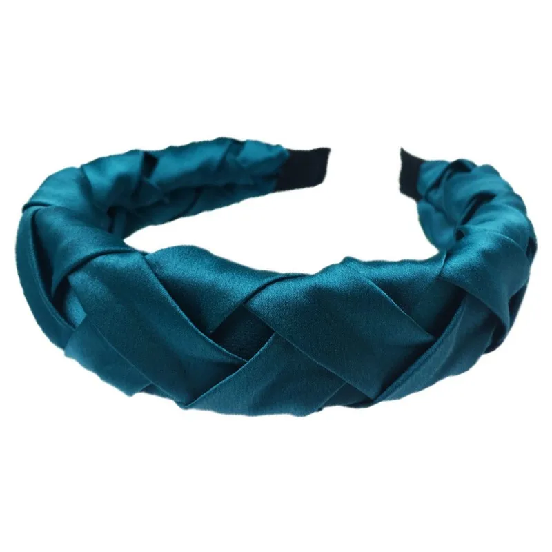 

Fioday New Satin Woven Headband for Women Fashion Elegant Hairbands for Girls Bezel Hoops Female Hair Accessories Drop Shipping