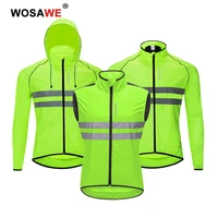 wosawe motorcycle jacket hooded mens motorbike reflective vest windproof waterproof racing rider jacket motocross coat green