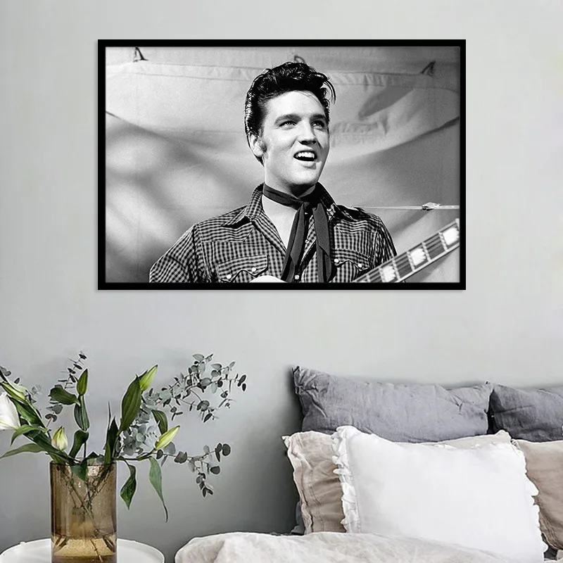 

Elvis Presley Singer Figure Painting Canvas Decorative Painting Poster Picture Album Photo Home Decor Wall Decoration Accessory