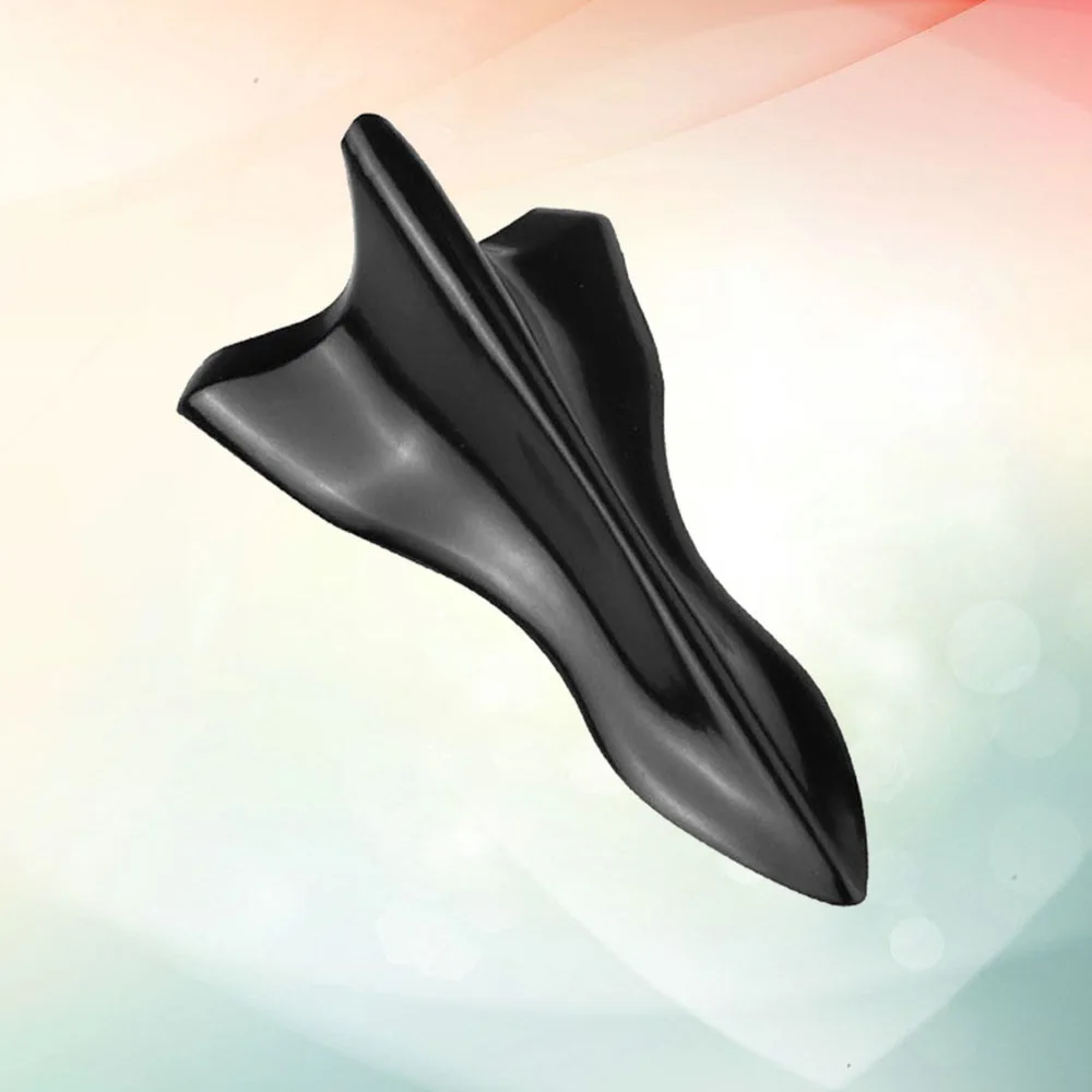 

Universal Cuspidal Auto Car Shark Fin Style Roof Empennage Decor for Car (Black)