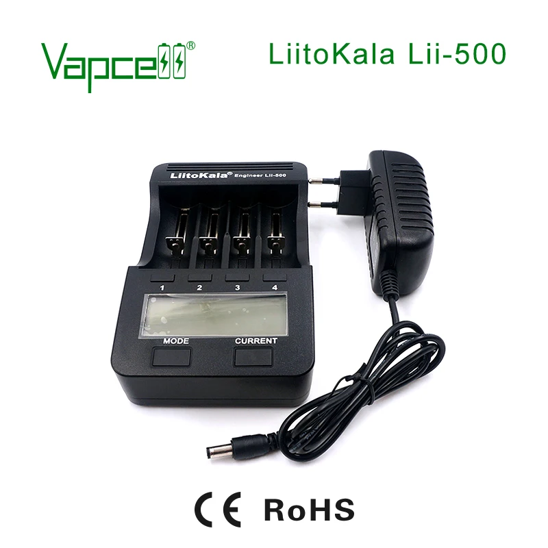 Vapcell зарядное устройство Liitokala Lii-500