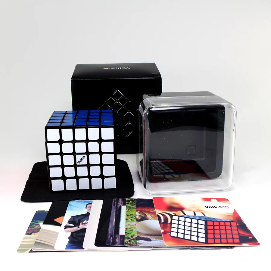 Valk5M-Black Mofangge Valk5 M 5x5x5 Магнитный куб Valk5M 5x5x5 Магнитный скоростной куб Valk 5 Cubo Magico соревнования кубики Игрушка Головоломка на магните - Цвет: Valk5M-Black