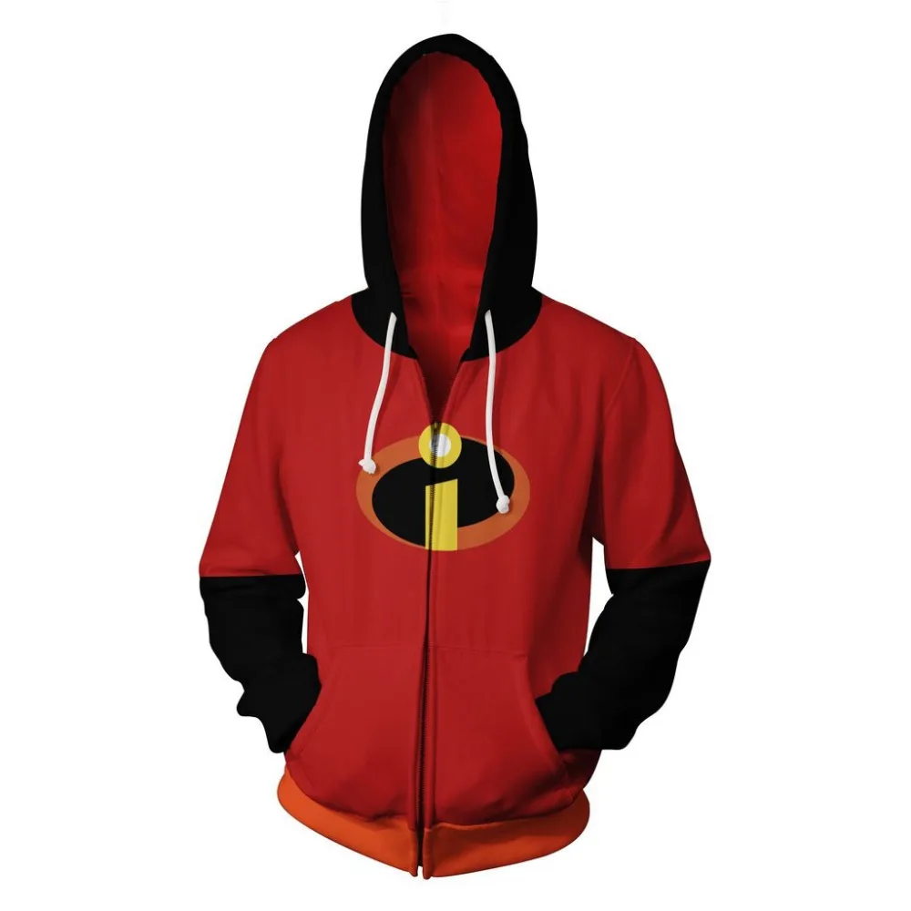 Аниме Суперсемейка Violet Parr толстовки куртка косплей костюм для мужчин и женщин 3D принт на молнии мистер невероятный толстовки Толстовка