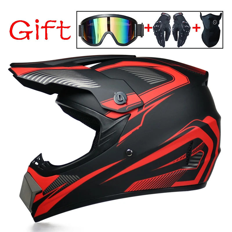 Новый внедорожный шлем горный велосипед мотоциклетный ATV DOT 3 Бесплатный подарок