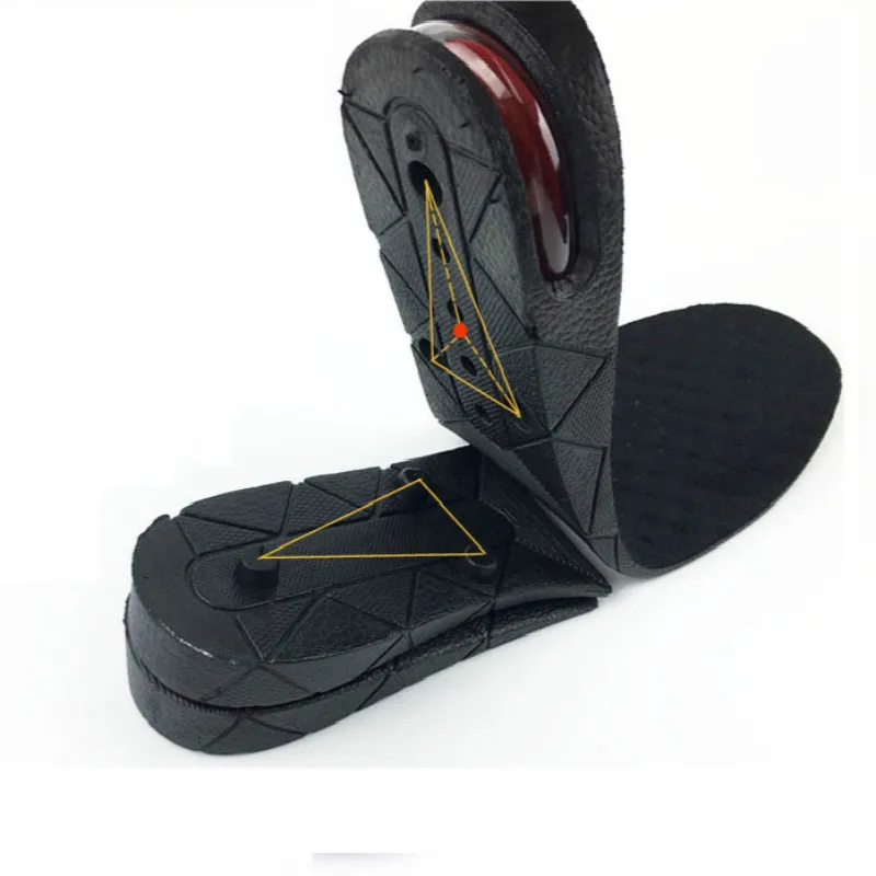 3-9cm Height Increase Insole Cushion Height Lift Adjustable Cut Shoe Heel Insert Taller Women Men Unisex Quality Foot Pads